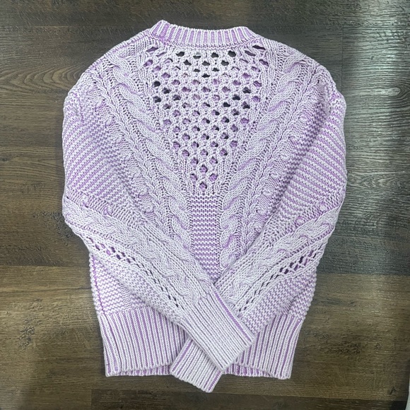 Veronica Beard Eleanor Cable-Knit Pullover - Picture 6 of 8